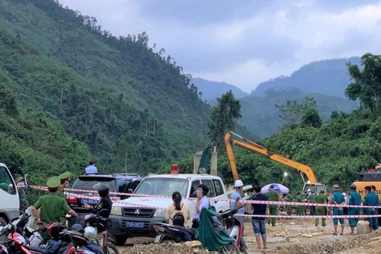 Vụ sạt lở tại thủy điện Kà Tinh 1: Tìm thấy thi thể kỹ sư mất tích