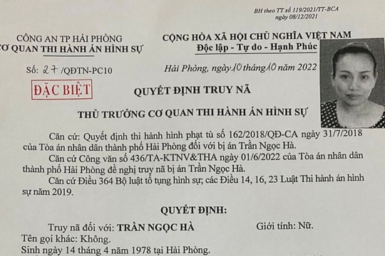 'Nữ quái' buôn bán ma túy sa lưới sau gần một tháng trốn truy nã