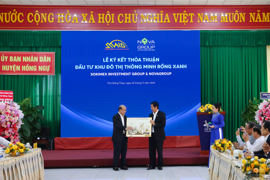 NovaGroup và Sokimex cam kết đầu tư, phát triển dự án khu đô thị BLUE DRAGON