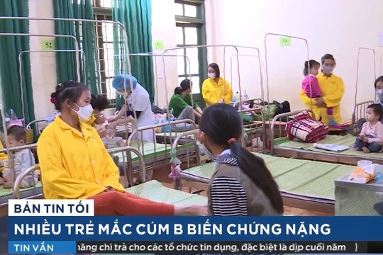 Nhiều trẻ mắc cúm B biến chứng nặng
