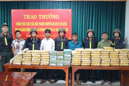 Công an 7 tỉnh biên giới phía Bắc bắt giữ 3.550 vụ ma túy trong năm 2022