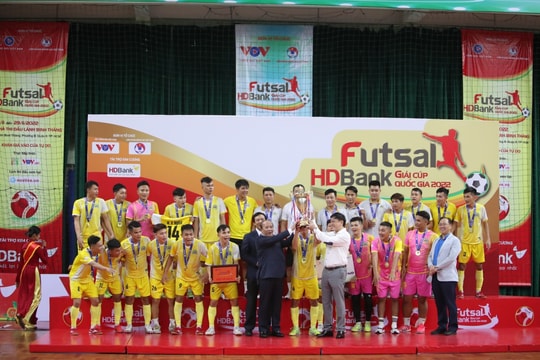Kết thúc giải Futsal HDBank Cúp Quốc Gia 2022: Sài Gòn FC lần đầu vô địch
