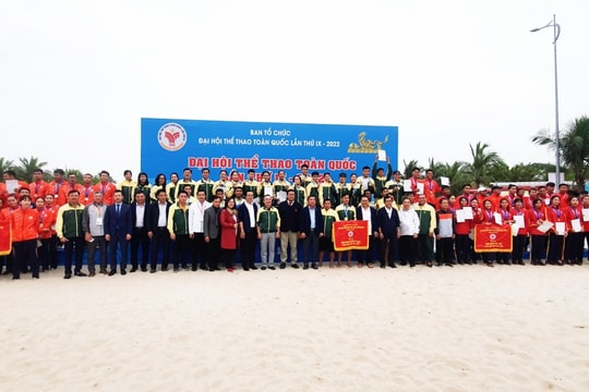 Đại hội Thể thao toàn quốc lần thứ IX: TP.HCM vô địch môn Bóng ném bãi biển