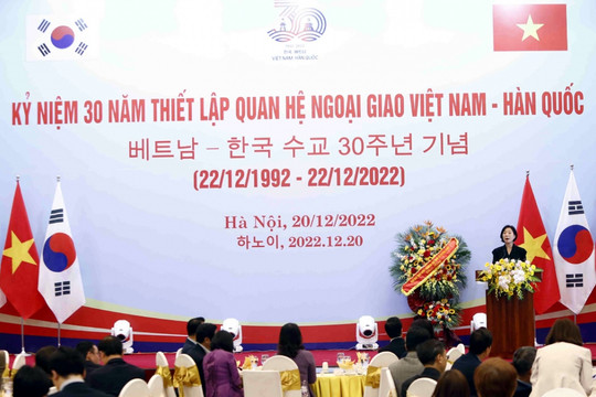 Phó Chủ tịch nước dự kỷ niệm 30 năm Việt Nam-Hàn Quốc