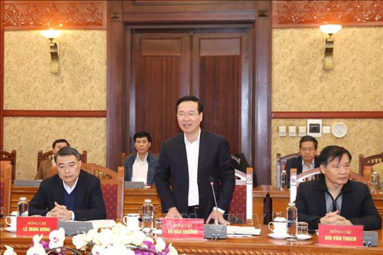 Hội nghị triển khai Chương trình làm việc của Bộ Chính trị, Ban Bí thư năm 2023