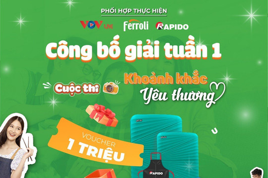 Trao thưởng trị giá hơn 150 triệu đầu tiên của cuộc thi Khoảnh khắc yêu thương