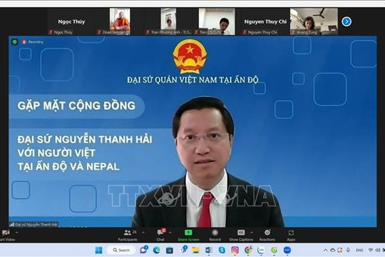 Đại sứ quán Việt Nam tổ chức gặp mặt bà con kiều bào tại Ấn Độ và Nepal