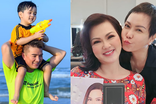 Sao Việt 8/5: Mr.Đàm bình yên bên con trai, bà xã Chí Tài ngày càng trẻ đẹp