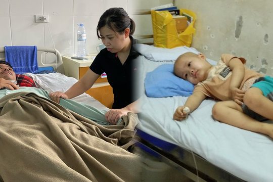 Xót thương người phụ nữ có con bị ung thư máu, chồng đột quỵ liệt nửa người