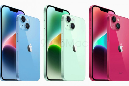 Hé lộ những màu sắc sẽ đến với iPhone 15 series