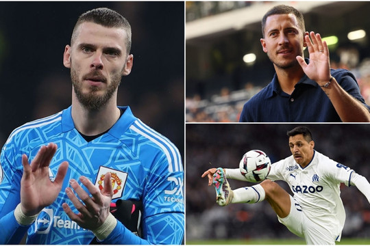 David De Gea và đội hình cầu thủ “sao số” đang trong cảnh thất nghiệp