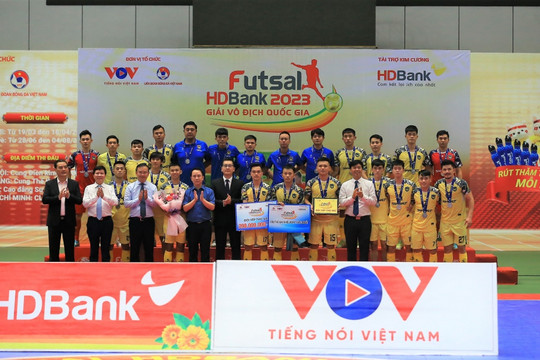 Kết thúc giải Futsal HDBank VĐQG 2023: Sahako không thể bảo vệ chức vô địch