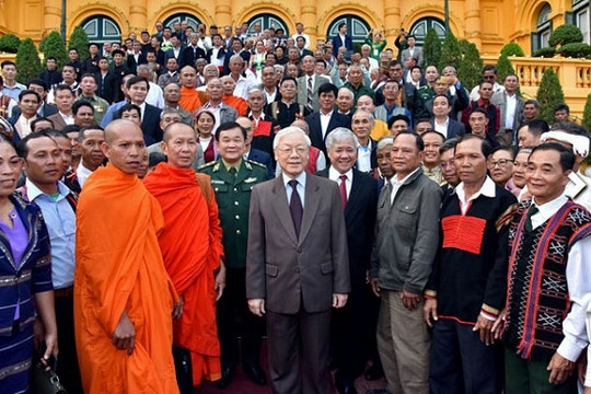 Tư tưởng vượt trội, tầm nhìn sâu rộng của Tổng Bí thư về đại đoàn kết dân tộc