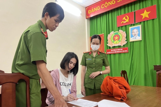 Người mẫu Ngọc Trinh bị đề nghị truy tố tội gây rối trật tự công cộng