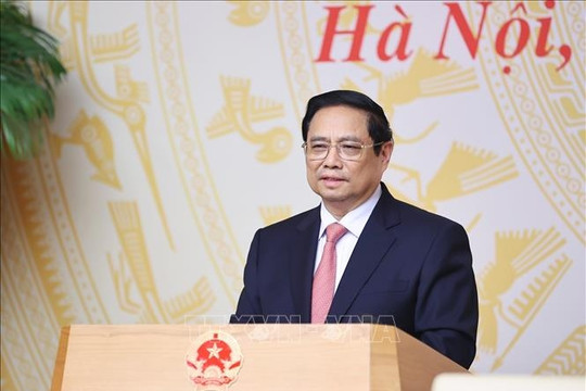 Thủ tướng làm việc với cán bộ chủ chốt Học viện Chính trị quốc gia Hồ Chí Minh