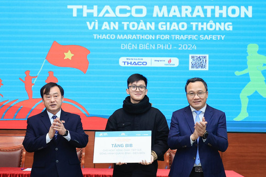 Hơn 1.000 VĐV dự giải marathon vì an toàn giao thông quốc gia Điện Biên Phủ 2024