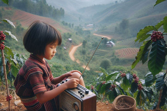 Phát thanh mãi là người bạn thân thiết của người dân quê tôi