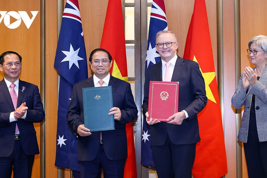 Quan hệ Việt Nam-Australia phản ánh sự tin cậy chính trị giữa hai nước