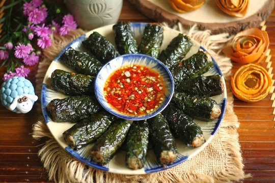 Cách làm chả lá lốt bằng nồi chiên không dầu