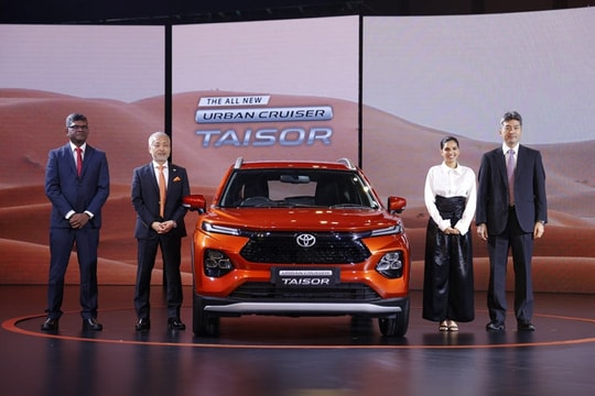 Toyota và Suzuki hợp tác ra mắt mẫu SUV Toyota Urban Cruiser Taisor tại Ấn Độ