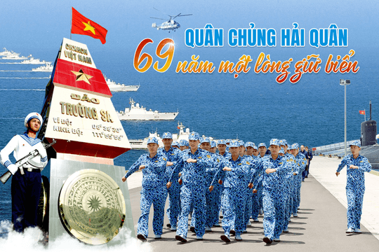 Hải quân Nhân dân Việt Nam - 69 năm một lòng giữ biển