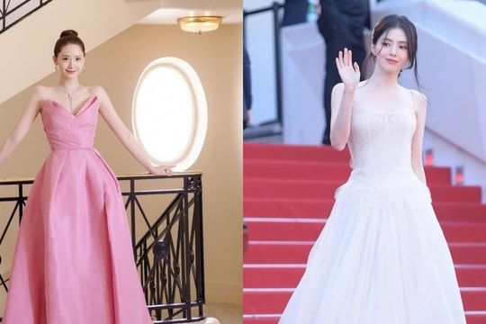 Han So Hee so kè nhan sắc cùng Yoona trên thảm đỏ Cannes