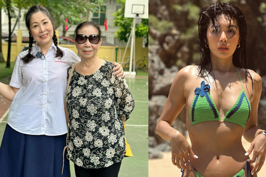 Sao Việt 18/7: NSND Hồng Vân nhí nhảnh bên mẹ, Minh Tú gợi cảm