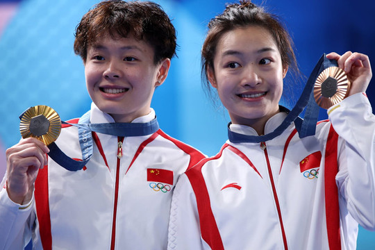 Bảng tổng sắp huy chương Olympic 2024 hôm nay 10/8: Mỹ - Trung so kè quyết liệt