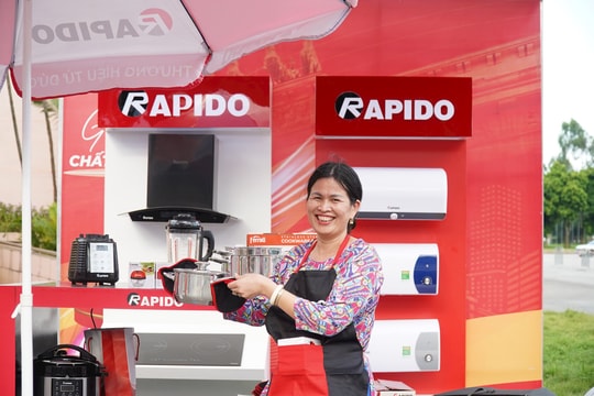 VTV Ferroli Cup 2024: Rapido gây ấn tượng với gian hàng đặc biệt tại nhà thi đấu Ninh Bình