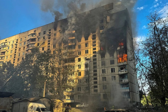Nga tập kích đường không nhiều khu vực của Ukraine