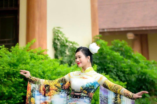 NTK Thoa Trần mang áo dài đạt “kỷ lục Việt Nam” trình diễn tại Thuỵ Điển