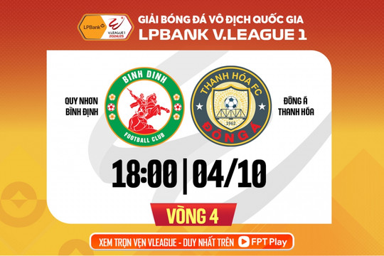 Lịch thi đấu bóng đá Việt Nam hôm nay 4/10: Thanh Hoá vượt khó?