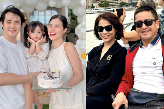Đông Nhi đón tuổi mới, NSƯT Chí Trung phong độ bên bạn gái