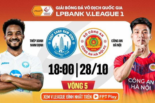 Lịch thi đấu và trực tiếp V-League hôm nay 28/10: Nam Định so tài CAHN
