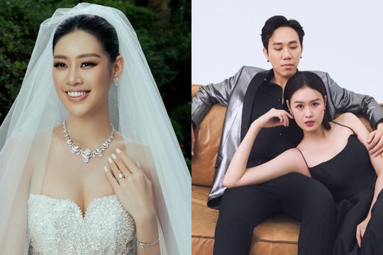 Sao Việt 31/10: Khánh Vân khoe ảnh cưới lộng lẫy, Anh Đức tình tứ bên vợ trẻ