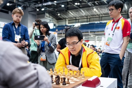 Kỳ thủ Lê Quang Liêm tham gia giải cờ vua KPNesT 2024