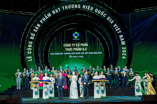 “Vua nha đam” GC Food ghi danh trên bảng vàng Thương hiệu quốc gia 2024
