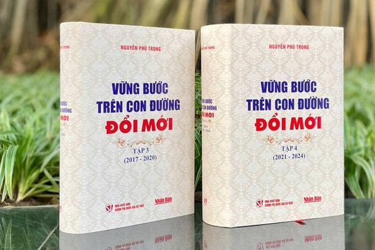 Ra mắt sách "Vững bước trên con đường đổi mới" của cố Tổng Bí thư Nguyễn Phú Trọng