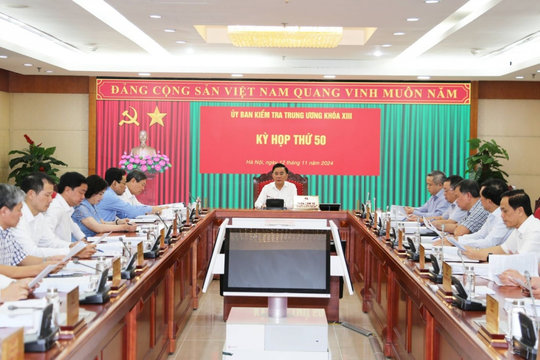 Ủy ban Kiểm tra Trung ương kỷ luật nhiều cán bộ vi phạm