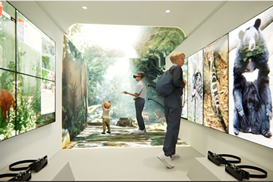 Ra mắt mô hình triển lãm bảo vệ động vật hoang dã trên xe buýt tại Hà Nội