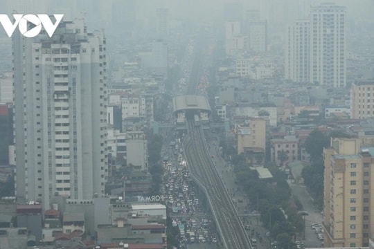 Sáng 8/1, chất lượng không khí ở Hà Nội xấu thứ 2 thế giới