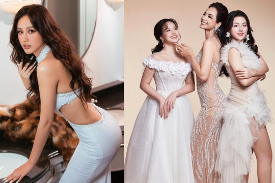 Sao Việt 11/2: Mai Phương Thuý gợi cảm, Thuý Hạnh khoe 2 con gái đẹp như hoa hậu