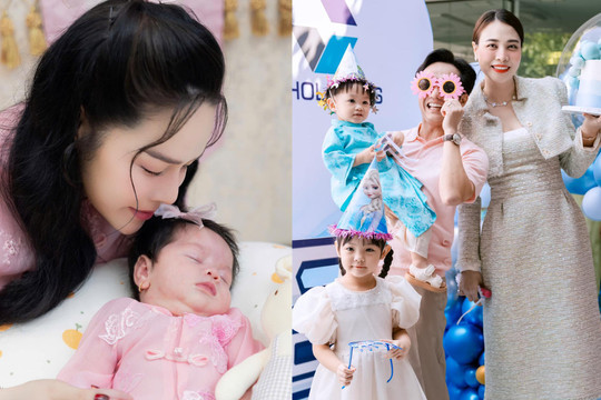 Sao Việt 13/2: Nhật Kim Anh khoe con gái, Cường Đô La đón sinh nhật bên vợ con