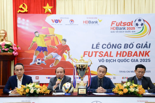 Lễ công bố giải futsal HDBank VĐQG 2025: Kỳ vọng vào những bất ngờ hấp dẫn