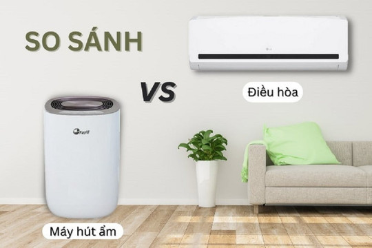 Chống nồm ẩm dùng điều hoà hay máy hút ẩm có lợi hơn?