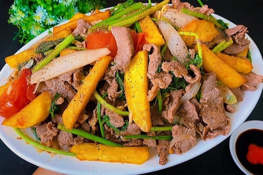 5 công thức làm khoai tây xào thịt bò siêu ngon