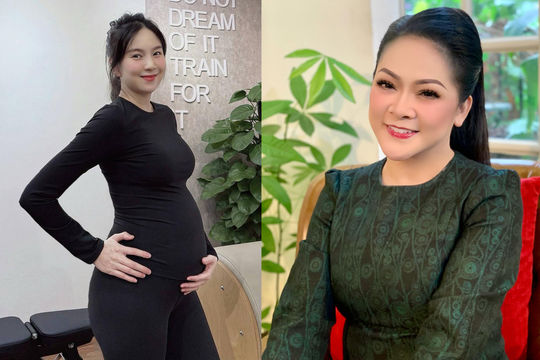 MC Mai Ngọc tươi tắn cuối thai kỳ, Như Quỳnh trẻ đẹp ở tuổi U60