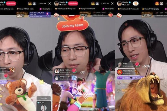 Kiếm bộn tiền nhờ quà tặng khi livestream, ViruSs có phải đóng thuế?