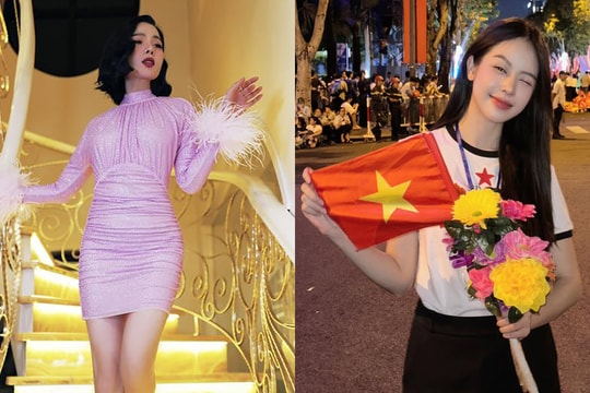 Sao Việt 23/4: Lệ Quyên khoe dáng gợi cảm, Hoa hậu Thanh Thuỷ tập diễu hành