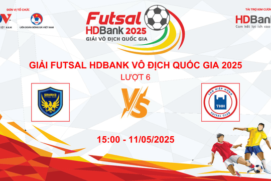 Trực tiếp: SAHAKO vs TÂN HIỆP HƯNG TP. HCM - GIẢI FUTSAL HDBANK VĐ QUỐC GIA 2025 